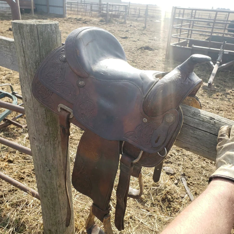 Oak and Amber used in an equestrian tack-care routine